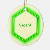 Versiering - Vacanct of Bezet Keramisch Ornament (Links)