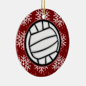 Versiering - Vakantievakvolleybal Keramisch Ornament (Rechts)