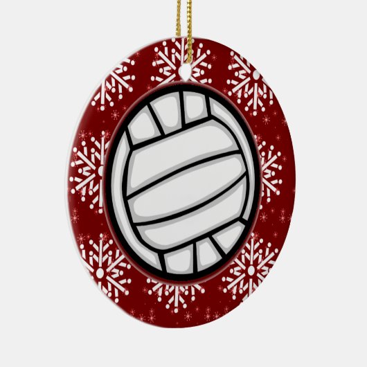 Versiering - Vakantievakvolleybal Keramisch Ornament (Rechts)