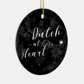 Versiering van de kerstboom keramisch ornament (Rechts)