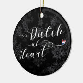 Versiering van de kerstboom keramisch ornament (Links)