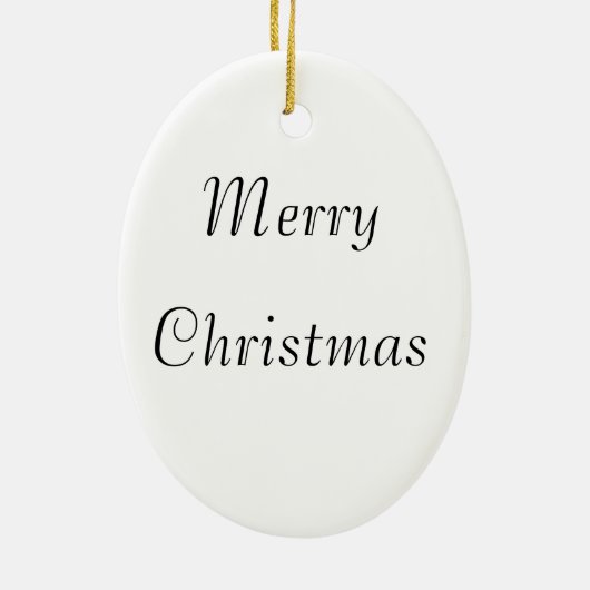 Versiering van de kerstboomkop keramisch ornament (Achterkant)