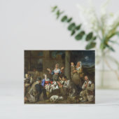 Versiering van de schaaphersen, c.1659 briefkaart (Staand voorkant)