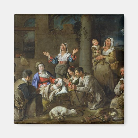 Versiering van de schaaphersen, c.1659 magneet (Voorkant)