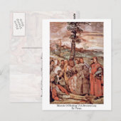 Versiering van een ernstig been door tiaan briefkaart (Voorkant / Achterkant)