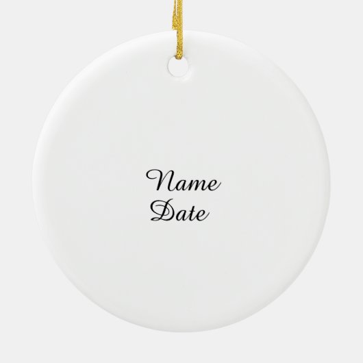  versiering van Feist behandelen Keramisch Ornament (Achterkant)