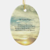 versiering van het sereniteitgebed keramisch ornament (Achterkant)