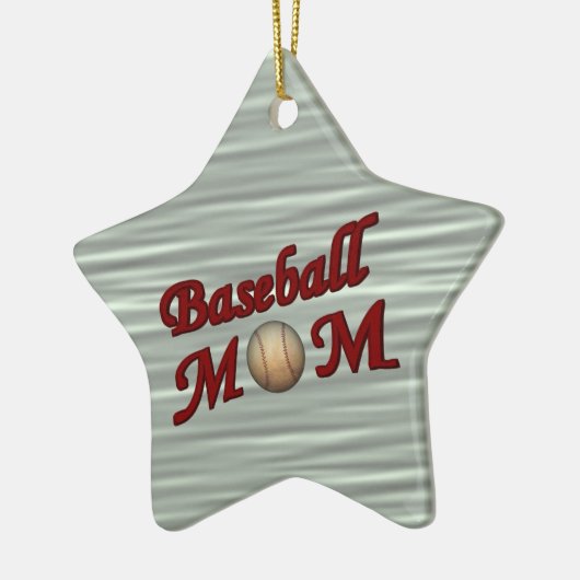  versiering van honkbal mam keramisch ornament (Links)