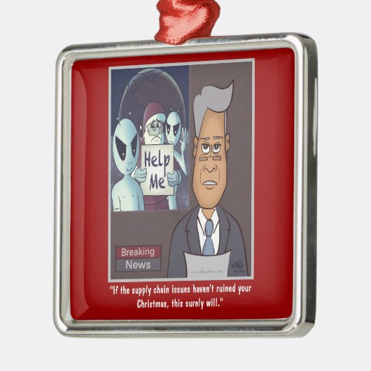 Versiering van metalen Feestdagen in de toeleverin Metalen Ornament (Links)