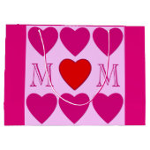 versiering van moederdag groot cadeauzakje (Achterkant)