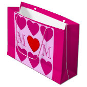 versiering van moederdag groot cadeauzakje (Voorkant Gekanteld)