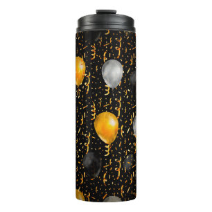 Versiering van olie. Vibrant dynamic art. 2d i Thermosbeker
