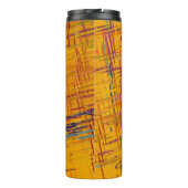 Versiering van olie. Vibrant dynamic art. 2d i Thermosbeker (Achterkant)