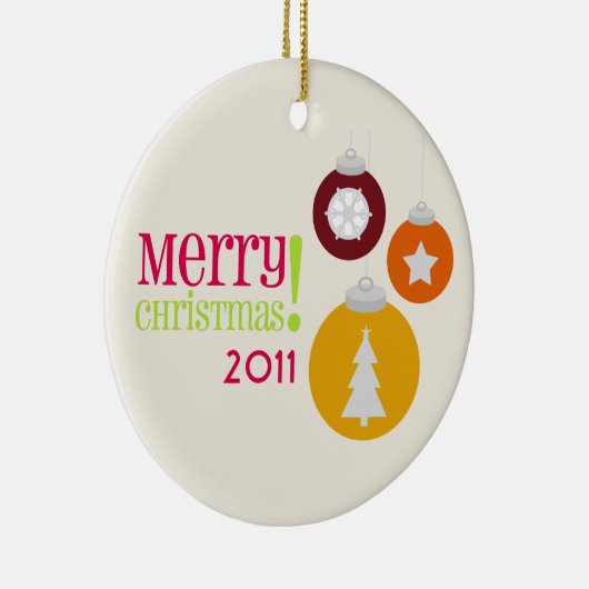 Versiering van pretkerst keramisch ornament (Rechts)