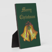 Versiering van prettige kerstballetjes fotoplaat (Zijkant)