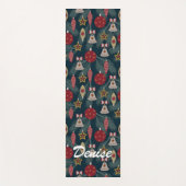 Versiering van sierkerst yogamat (Voorkant)