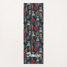 Versiering van sierkerst yogamat