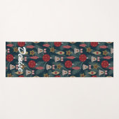 Versiering van sierkerst yogamat (Voorkant (horizontaal))