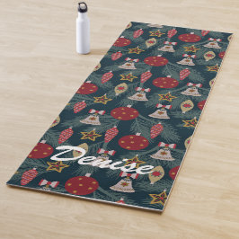 Versiering van sierkerst yogamat