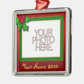 Versiering, Vierkant Premium, Sjabloon, voeg je pi Metalen Ornament (Links)