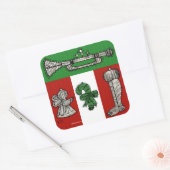  versiering vierkante sticker (Envelop)