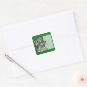 versiering vierkante sticker (Envelop)