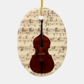 Versiering - Volledig dubbelbereik met tapemuziek Keramisch Ornament (Voorkant)