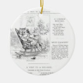 Versiering voor artikelboekbijen keramisch ornament (Voorkant)