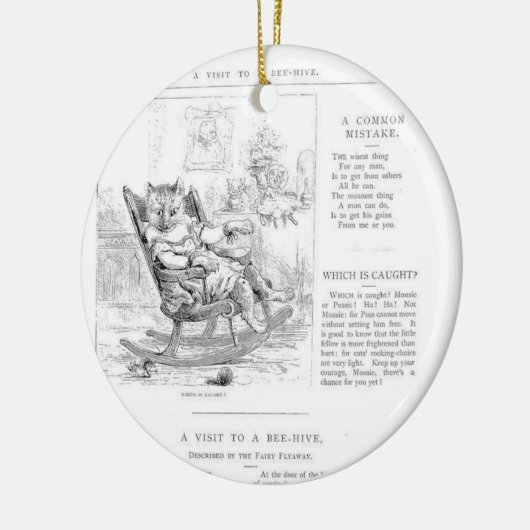 Versiering voor artikelboekbijen keramisch ornament (Links)