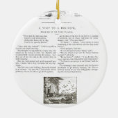 Versiering voor artikelboekbijen keramisch ornament (Achterkant)