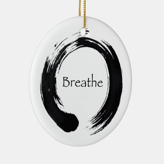 Versiering voor Breedte en Enso Keramisch Ornament (Rechts)