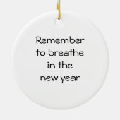 Versiering voor Breedte en Enso Keramisch Ornament (Achterkant)