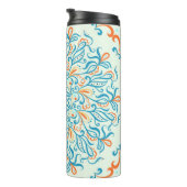 Versiering voor keramische tegels. Abstract patroo Thermosbeker (Geroteerd rechts)