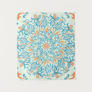 Versiering voor keramische tegels. Abstract patroo Wandkleed