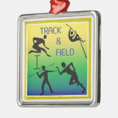 Versiering voor TRACK en FIELD Metalen Ornament (Links)