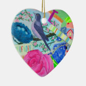  versieringen - Moederdag - Feestdagen + Keramisch Ornament (Rechts)