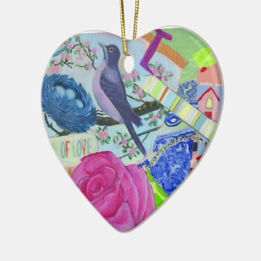  versieringen - Moederdag - Feestdagen + Keramisch Ornament (Links)