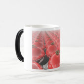 Versieringen op de mok van morphing (Voorkant links)