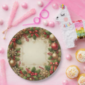 Versieringen Papieren Bordje (Feest)