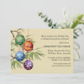  versieringen - uitnodiging voor de feestdag (Staand voorkant)