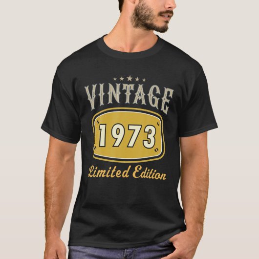 Versieringen van 50 zeedagen Mannen 50e dag 1973 T-shirt (Voorkant)