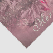 Versieringen Vergroente kerstroze Silver Holiday B Tissuepapier (Detail)