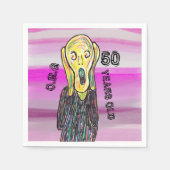 versieringen voor de 50e verjaardag servet (Voorkant)