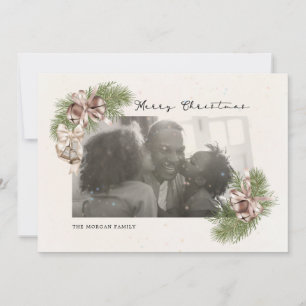  versierkaart voor fotobedekking feestdagenkaart