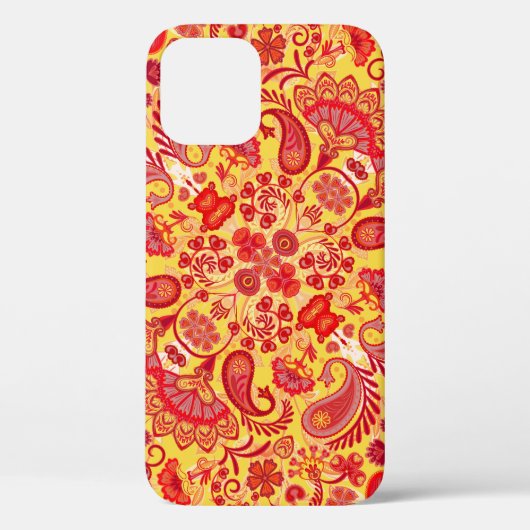 versierpaislebandafdruk, zijde hals Case-Mate iPhone case (Achterkant)