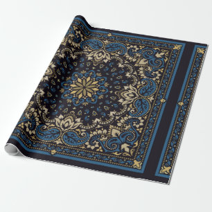 versierpaisley Bandana Print, zijdehals Cadeaupapier