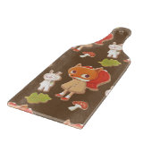 Versileerde koekjes van houtlanddieren snijplank (Hoek)