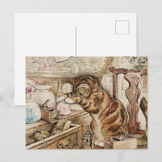 Versimpel de kaatpauze van Beatrix Potter Briefkaart (Voorkant / Achterkant)