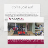 VersionOne-bedradingskaart Briefkaart (Voorkant / Achterkant)