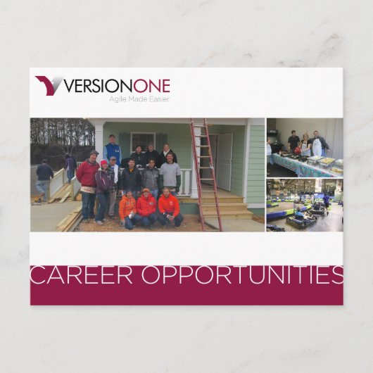 VersionOne-bedradingskaart Briefkaart (Voorkant)